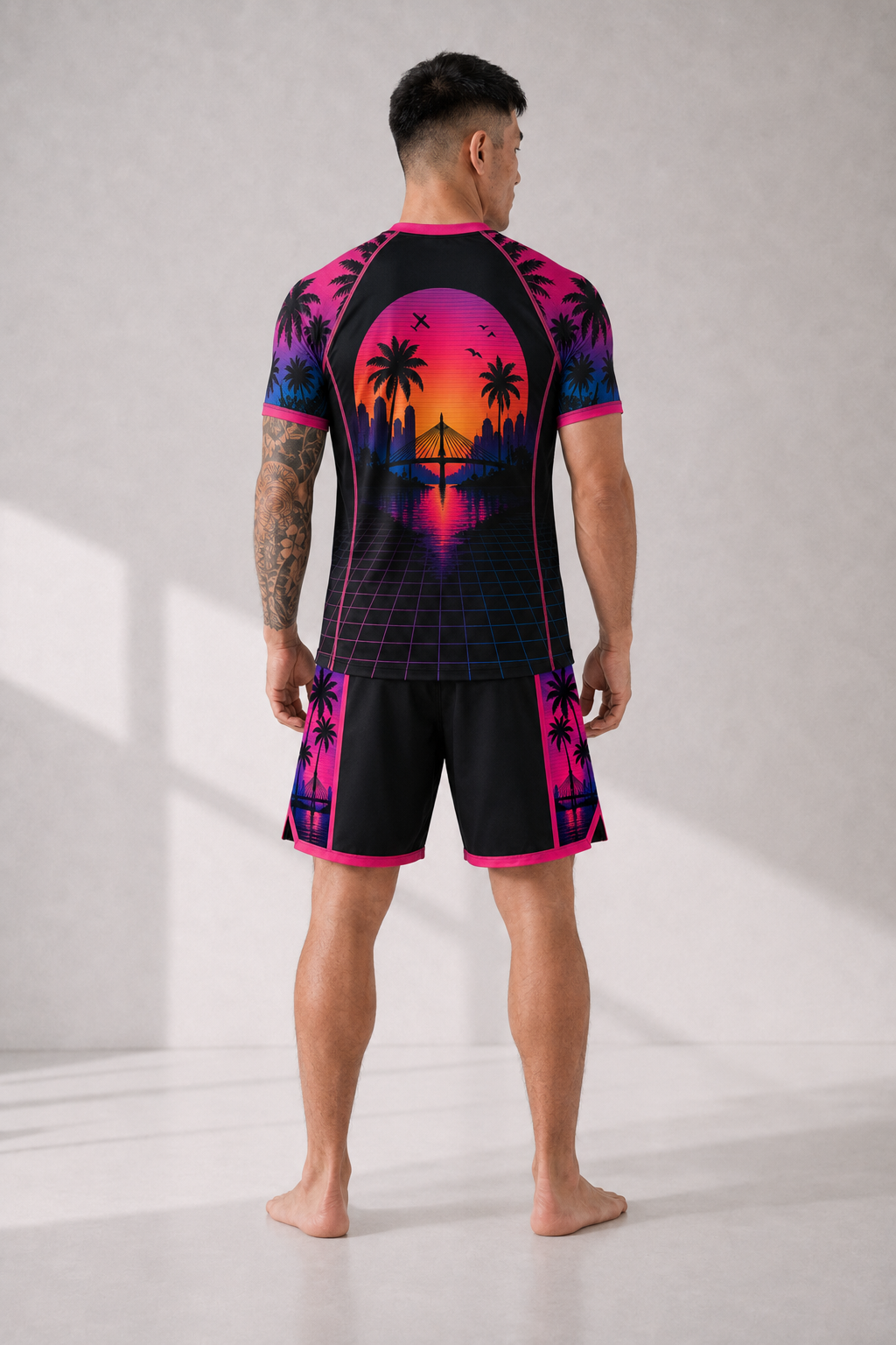 Neon Nights Rash Guard Top