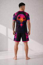 Neon Nights Rash Guard Top