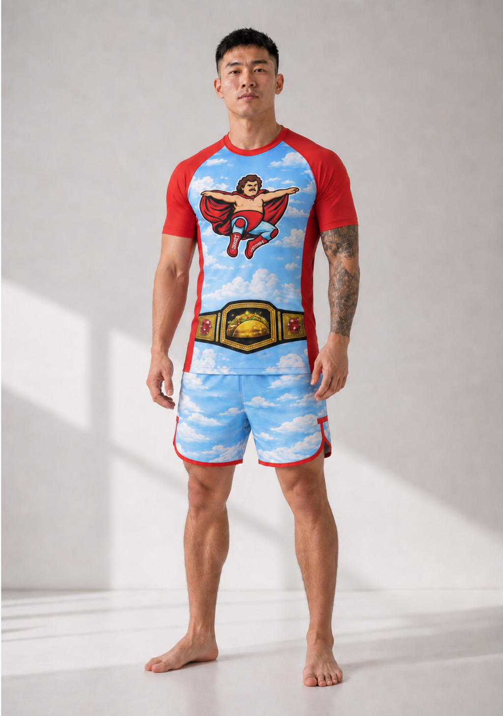 Taco Champion Rash Guard Shorts