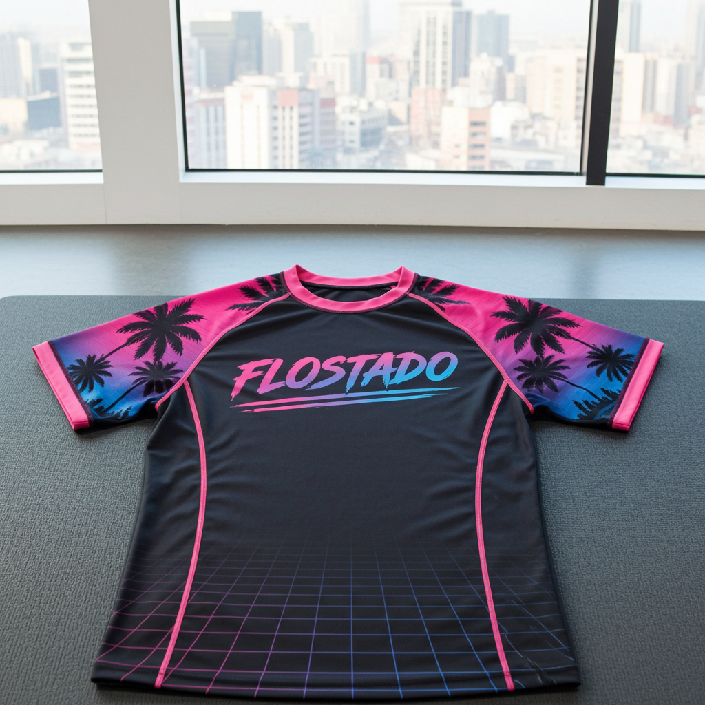 Neon Nights Rash Guard Top
