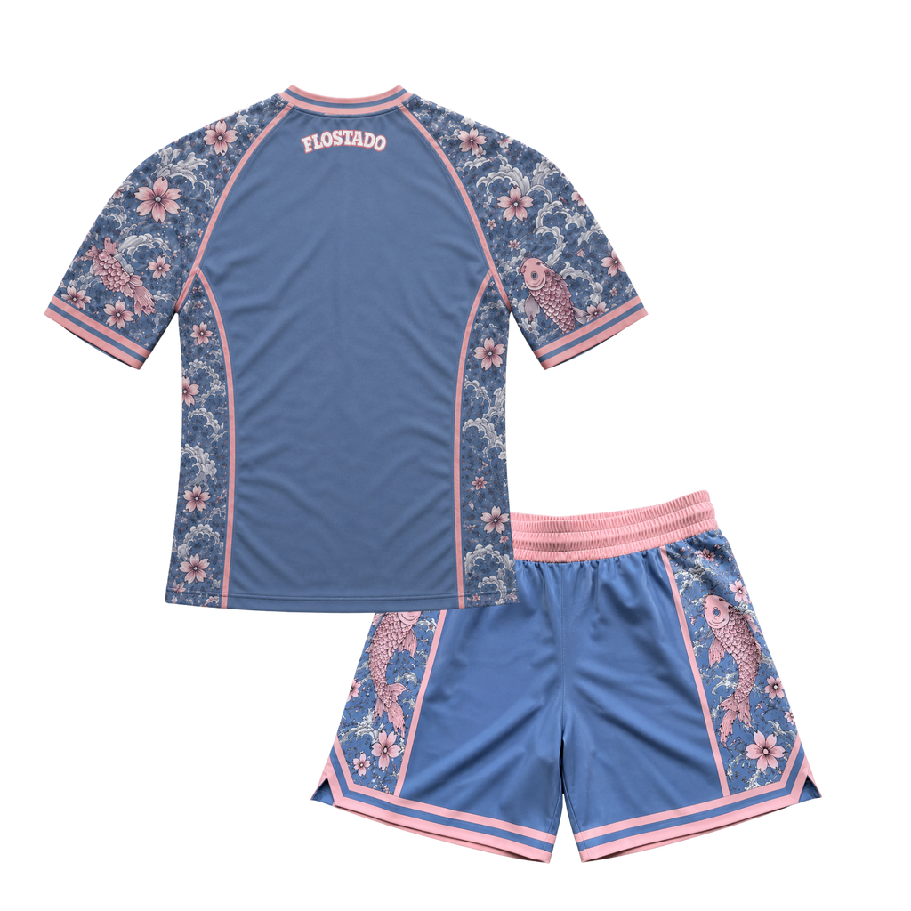 Koi Fishy Rash Guard Shorts