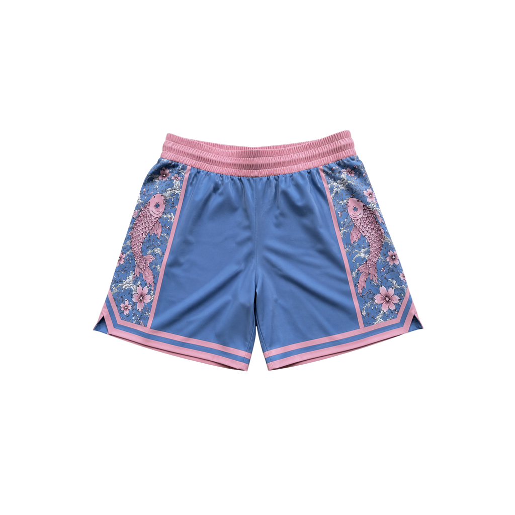 Koi Fishy Rash Guard Shorts