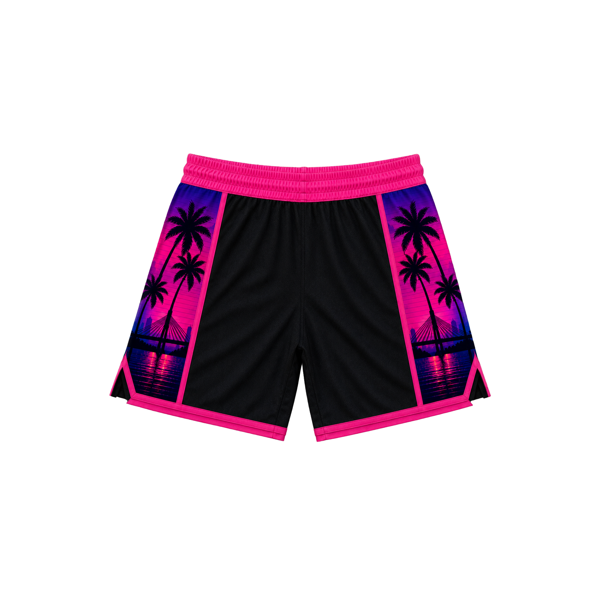Neon Nights Rash Guard Shorts