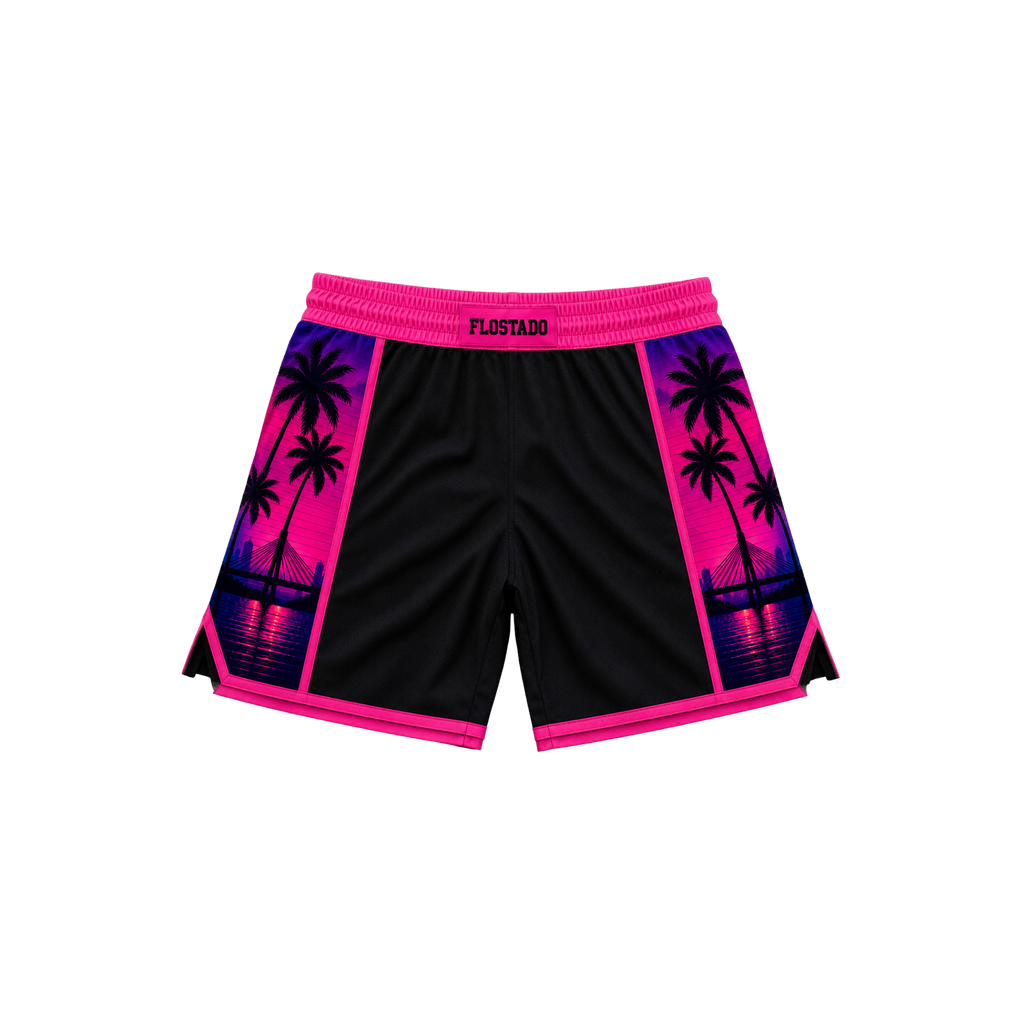 Neon Nights Rash Guard Shorts