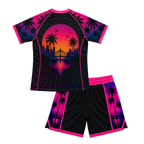 Neon Nights Rash Guard Top