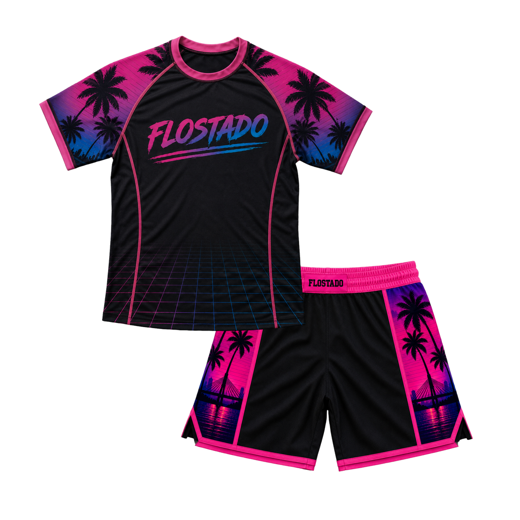 Neon Nights Rash Guard Top